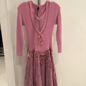 Pink dress kids Natalia